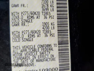 2015 Nissan Titan SV with VIN 1N6BA0ED9FN509000, listed as a Copart auction lot 81986934 with 121,338 mi miles and Salvage title. Bid and sale history available at DreamBid. Image 12.