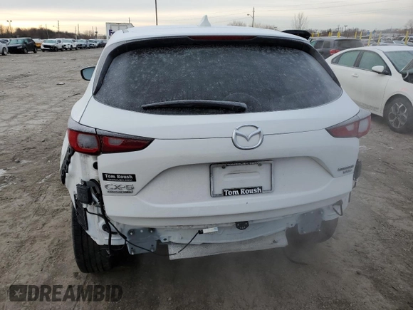 2024 Mazda CX-5 2.5 Turbo Signature with VIN JM3KFBXY2R0388321, listed as a Copart auction lot 42134045 with 20,549 mi miles and Salvage Title. Bid and sale history available at carsss.com. Image 6.