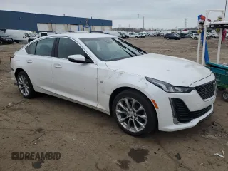 2022 Cadillac CT5 Premium Luxury z VIN 1G6DT5RK0N0133815, wystawiony jako Copart lot #41444045 z przebiegiem 31 931 mil mil oraz Szkody całkowita. Historia ofert i sprzedaży dostępna na DreamBid. Obrazek 4.