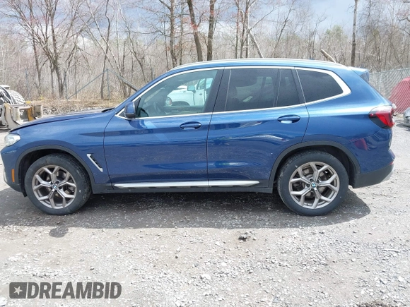 2022 BMW X3 xDrive30i with VIN 5UX53DP04N9M16967, listed as a IAAI auction lot 42022516 with 44,827 mi miles and . Bid and sale history available at DreamBid. Image 14.