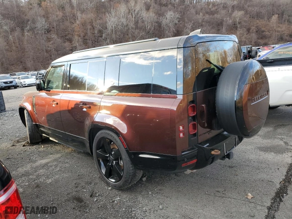 2023 Land Rover Defender X-Dynamic SE with VIN SALE2FEUXP2203144, listed as a Copart auction lot 82884024 with 0 mi miles and Non Repairable. Bid and sale history available at carsss.com. Image 2.