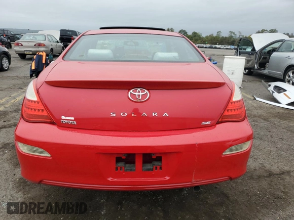 2007 Toyota Solara SE with VIN 4T1CA30P47U112341, listed as a Copart auction lot 72504924 with 150,016 mi miles and Salvage Title. Bid and sale history available at DreamBid. Image 6.