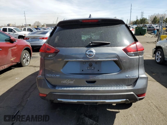 2017 Nissan Rogue SL with VIN 5N1AT2MV2HC774723, listed as a Copart auction lot 48857545 with 205,035 mi miles and Salvage Title. Bid and sale history available at carsss.com. Image 6.