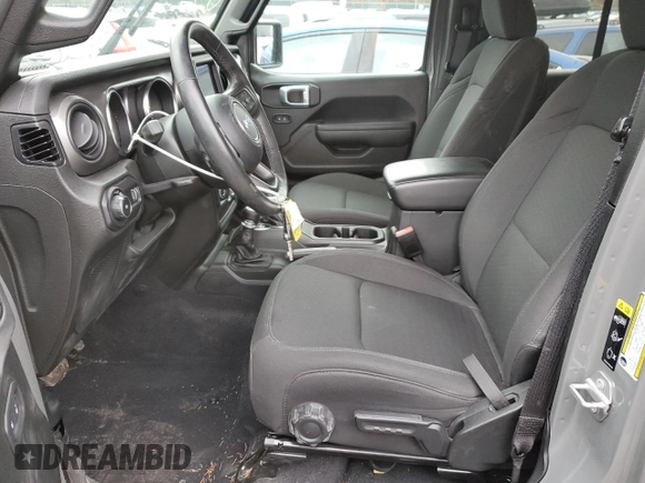 2023 Jeep Wrangler Willys with VIN 1C4HJXDGXPW545601, listed as a Copart auction lot 50020905 with 19,115 mi miles and Salvage title. Bid and sale history available at DreamBid. Image 7.