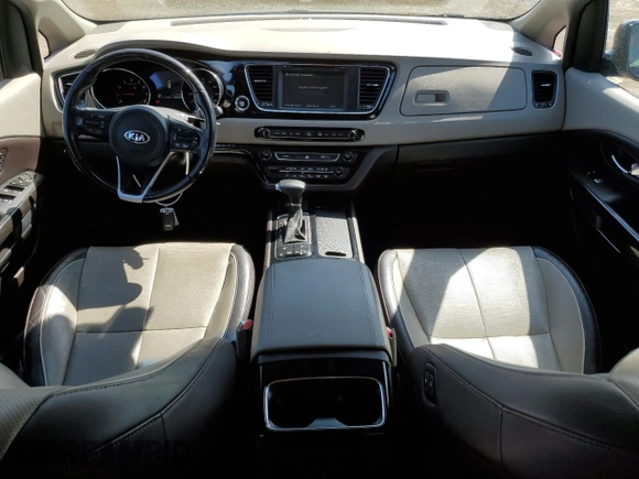 2017 Kia Sedona SX-L with VIN KNDME5C13H6278064, listed as a Copart auction lot 54727335 with 82,232 mi miles and Salvage Title. Bid and sale history available at carsss.com. Image 8.