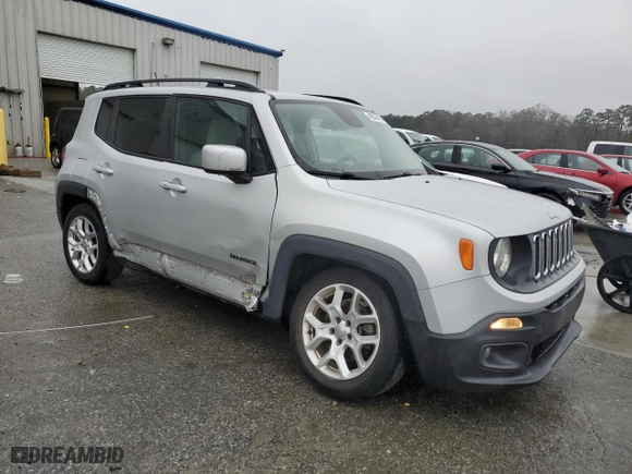 2015 Jeep Renegade Latitude with VIN ZACCJABT1FPB96623, listed as a Copart auction lot 48249415 with 73,562 mi miles and Salvage Title. Bid and sale history available at carsss.com. Image 4.
