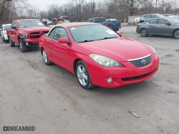 2005 Toyota Camry Solara SE with VIN 4T1FA38P45U039955, listed as a IAAI auction lot 41524471 with 186,852 mi miles. Bid and sale history available at carsss.com. Image 1.