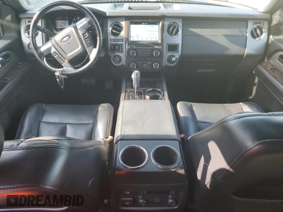 2017 Ford Expedition Platinum с VIN 1FMJU1MT6HEA27703, выставлен на аукционе Copart как лот 65897144 с пробегом 115 953 миль миль и Списание • Salvage title. История ставок и продаж доступна на DreamBid. Изображение 8.
