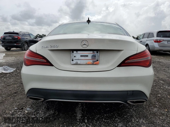2018 Mercedes-Benz CLA 250 with VIN WDDSJ4EB5JN608095, listed as a Copart auction lot 63348445 with 47,691 mi miles and Non repairable. Bid and sale history available at DreamBid. Image 6.