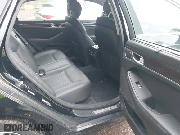 2017 Genesis G80 3.8L with VIN KMHGN4JE0HU171817, listed as a IAAI auction lot 42247623 with 93,048 mi miles and . Bid and sale history available at DreamBid. Image 8.