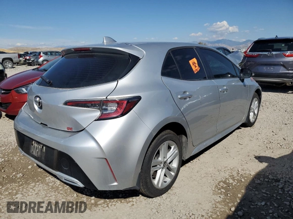 2022 Toyota Corolla Hatchback SE with VIN JTND4MBE3N3148067, listed as a Copart auction lot 71529964 with 0 mi miles and Salvage Title. Bid and sale history available at carsss.com. Image 3.
