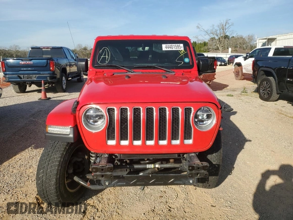 2018 Jeep Wrangler Unlimited Sahara with VIN 1C4HJXEG3JW124230, listed as a Copart auction lot 44401595 with 128,536 mi miles and Non Repairable. Bid and sale history available at carsss.com. Image 5.
