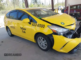 2016 Toyota Prius v Two with VIN JTDZN3EUXGJ055176, listed as a IAAI auction lot 42047651 with 282,741 mi miles. Bid and sale history available at carsss.com. Image 1.