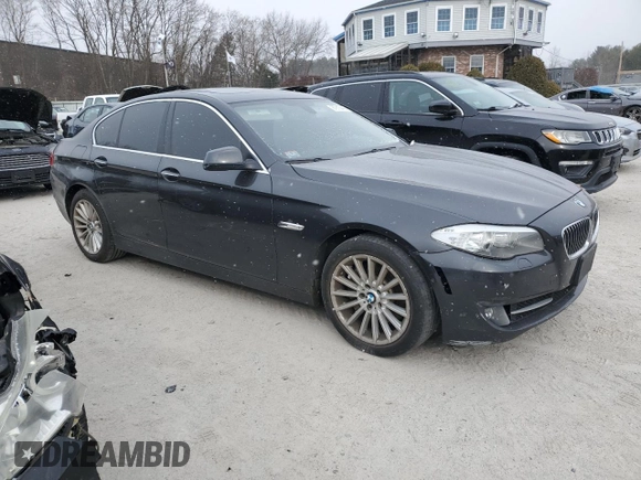 2013 BMW 5 Series 535i xDrive with VIN WBAFU7C56DDU74660, listed as a Copart auction lot 87913445 with 154,244 mi miles and Clean Title. Bid and sale history available at carsss.com. Image 4.