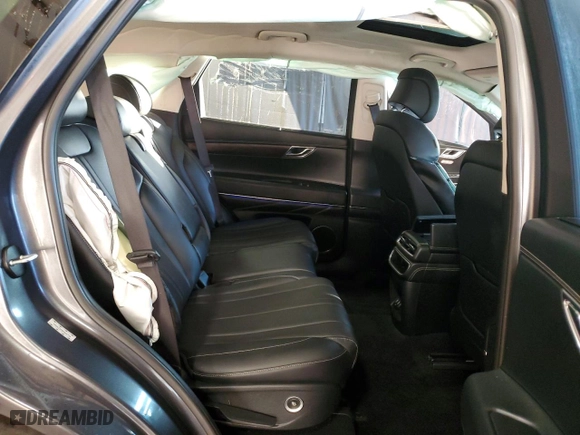 2021 Genesis GV80 Advanced + with VIN KMUHCESC9MU034710, listed as a Copart auction lot 78587634 with 81,091 mi miles and Salvage Title. Bid and sale history available at carsss.com. Image 11.