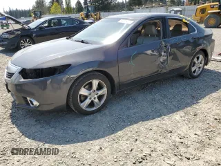 2012 Acura TSX Tech Pkg with VIN JH4CU2F64CC004059, listed as a Copart auction lot 54226435 with 142,727 mi miles and Salvage Title. Bid and sale history available at carsss.com. Image 1.