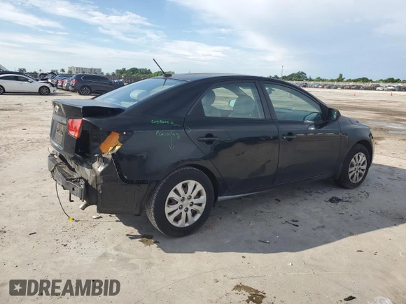 2012 Kia Forte LX with VIN KNAFT4A26C5590007, listed as a Copart auction lot 76022474 with 154,575 mi miles and Salvage Title. Bid and sale history available at carsss.com. Image 3.