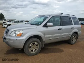 2003 Honda Pilot EX with VIN 2HKYF185X3H524013, listed as a Copart auction lot 48422615 with 222,371 mi miles and Salvage Title. Bid and sale history available at carsss.com. Image 1.