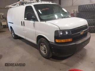 2018 Chevrolet Express Cargo with VIN 1GCWGAFP4J1342434, listed as a IAAI auction lot 42018086 with 149,934 mi miles and . Bid and sale history available at DreamBid. Image 1.