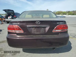 2005 Lexus ES 330 with VIN JTHBA30G355096669, listed as a Copart auction lot 54401565 with 159,963 mi miles and Salvage Title. Bid and sale history available at carsss.com. Image 6.