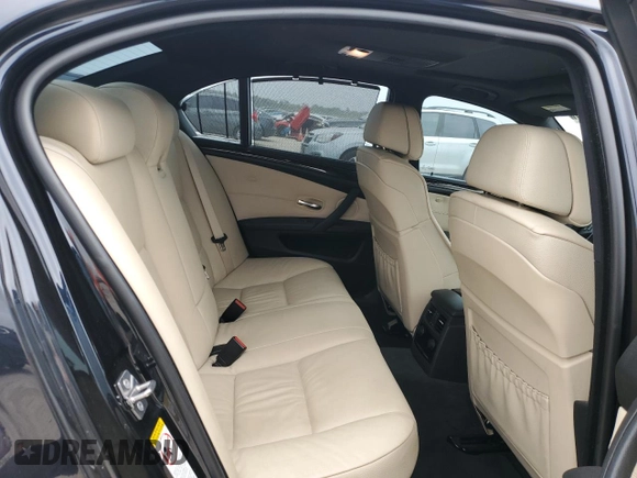 2010 BMW 5 Series 550i with VIN WBANW5C50ACT57345, listed as a Copart auction lot 52147555 with 118,863 mi miles and Clean Title. Bid and sale history available at DreamBid. Image 10.