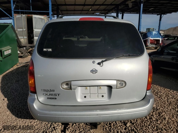 1999 Nissan Quest GXE with VIN 4N2XN11T0XD838334, listed as a Copart auction lot 85339494 with 86,000 mi miles and Clean Title. Bid and sale history available at carsss.com. Image 6.