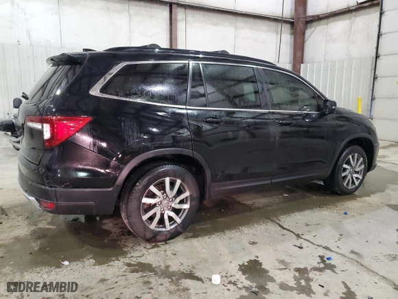 2019 Honda Pilot EX-L with VIN 5FNYF5H5XKB025278, listed as a Copart auction lot 88100865 with 126,075 mi miles and Salvage Title. Bid and sale history available at carsss.com. Image 3.