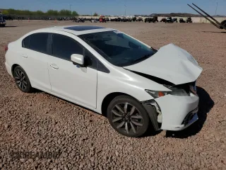2014 Honda Civic EX-L with VIN 19XFB2F9XEE052224, listed as a Copart auction lot 54207785 with 160,303 mi miles and Salvage Title. Bid and sale history available at DreamBid. Image 4.
