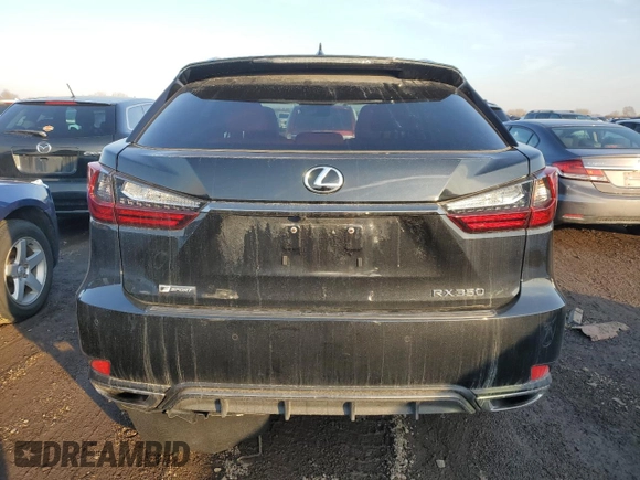 2022 Lexus RX with VIN 2T2SZMDA5NC367154, listed as a Copart auction lot 47421255 with 11,293 mi miles and Salvage Title. Bid and sale history available at carsss.com. Image 6.
