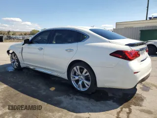2017 Infiniti Q70 3.7 z VIN JN1BY1PP8HM170866, wystawiony jako Copart lot #47077125 z przebiegiem 93 750 mil mil oraz Szkoda całkowita • Salvage title. Historia ofert i sprzedaży dostępna na DreamBid. Obrazek 2.