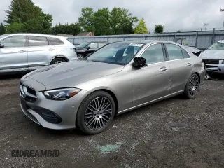 2024 Mercedes-Benz C 300 with VIN W1KAF4HB3RR225141, listed as a Copart auction lot 59585835 with 4,424 mi miles and Salvage title. Bid and sale history available at DreamBid. Image 1.