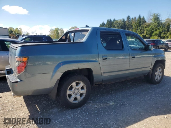 2006 Honda Ridgeline RTL with VIN 2HJYK16556H545357, listed as a Copart auction lot 70656694 with 153,668 mi miles and Salvage Title. Bid and sale history available at carsss.com. Image 3.