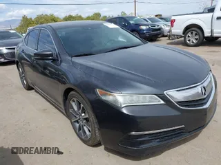 2015 Acura TLX V6 Tech with VIN 19UUB2F51FA010423, listed as a IAAI auction lot 41927772 with 139,966 mi miles. Bid and sale history available at carsss.com. Image 1.