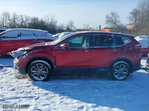 2021 Honda CR-V EX-L with VIN 5J6RW2H83MA001245, listed as a IAAI auction lot 41628150 with 64,368 mi miles. Bid and sale history available at carsss.com. Image 15.