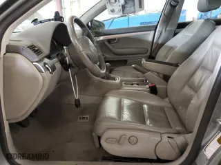 2008 Audi A4 2.0T with VIN WAUDF78E38A066506, listed as a Copart auction lot 46342365 with 185,002 mi miles and Salvage Title. Bid and sale history available at carsss.com. Image 7.