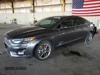 2019 Ford Fusion Titanium with VIN 3FA6P0RU9KR273409, listed as a Copart auction lot 63644495 with 72,843 mi miles and Salvage title. Bid and sale history available at DreamBid. Image 1.