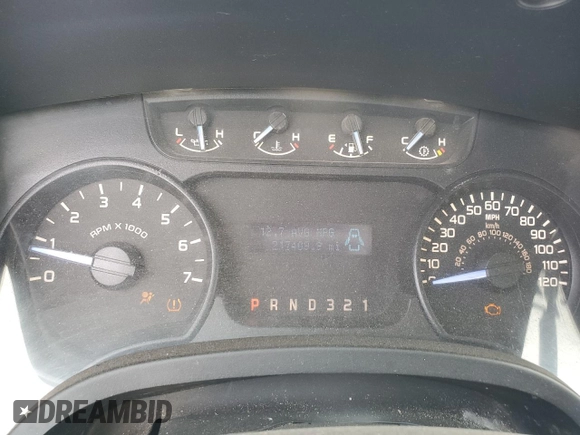 2012 Ford F-150 XL with VIN 1FTMF1CF9CKD87999, listed as a Copart auction lot 56115155 with 217,409 mi miles and Salvage title. Bid and sale history available at DreamBid. Image 9.