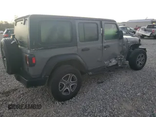 2023 Jeep Wrangler Sport with VIN 1C4HJXDN6PW562491, listed as a Copart auction lot 78252204 with 32,409 mi miles and Salvage Title. Bid and sale history available at DreamBid. Image 3.