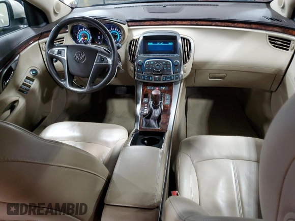 2012 Buick LaCrosse Premium 1 with VIN 1G4GD5E38CF118748, listed as a Copart auction lot 57525145 with 114,769 mi miles and Salvage title. Bid and sale history available at DreamBid. Image 8.