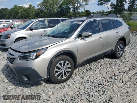 2020 Subaru Outback Premium with VIN 4S4BTACC4L3239545, listed as a Copart auction lot 56950495 with Not provided miles and Salvage title. Bid and sale history available at DreamBid. Image 1.