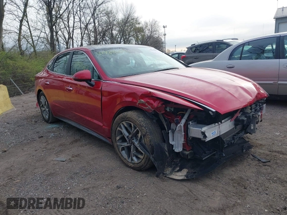 2020 Hyundai Sonata SEL z VIN 5NPEF4JAXLH001201, wystawiony jako IAAI lot #41984667 z przebiegiem 49 012 mil mil oraz . Historia ofert i sprzedaży dostępna na DreamBid. Obrazek 1.