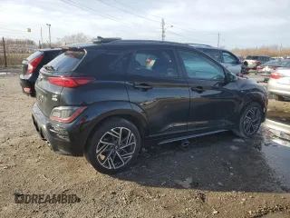 2022 Hyundai Kona N Line with VIN KM8K3CA31NU826992, listed as a Copart auction lot 84766394 with 30,318 mi miles and Salvage Title. Bid and sale history available at carsss.com. Image 3.