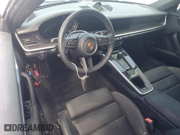 2021 Porsche 911 Carrera S with VIN WP0AB2A9XMS221638, listed as a Copart auction lot 73923744 with 0 mi miles and Salvage Title. Bid and sale history available at carsss.com. Image 8.