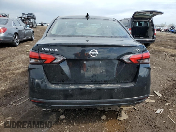 2021 Nissan Versa SV with VIN 3N1CN8EV2ML840343, listed as a Copart auction lot 53940945 with 76,144 mi miles and Salvage title. Bid and sale history available at DreamBid. Image 6.