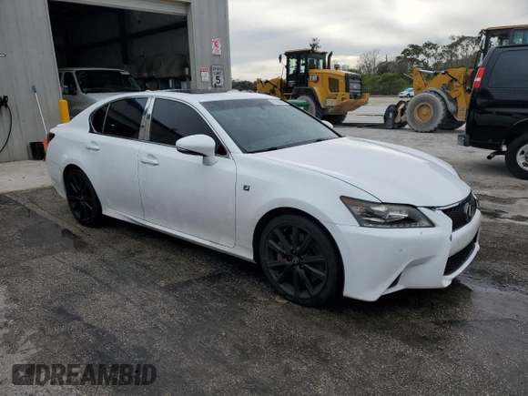2015 Lexus GS 350 with VIN JTHBE1BL9FA000877, listed as a Copart auction lot 41184674 with 91,361 mi miles. Bid and sale history available at carsss.com. Image 4.
