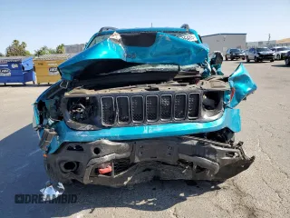 2021 Jeep Renegade Trailhawk with VIN ZACNJDC1XMPN25708, listed as a Copart auction lot 62526485 with 56,816 mi miles and Salvage title. Bid and sale history available at DreamBid. Image 5.