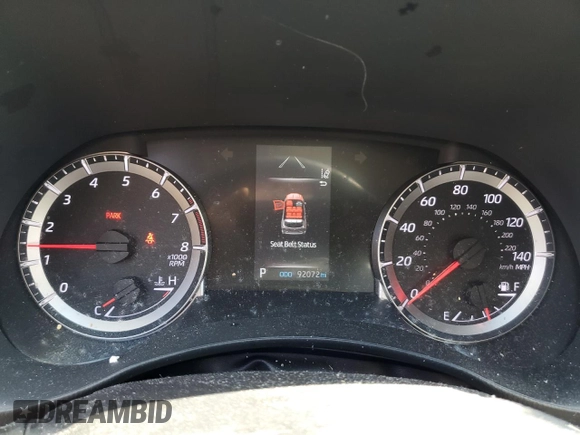 2021 Toyota Highlander L with VIN 5TDBZRBH9MS097756, listed as a Copart auction lot 49307905 with 92,072 mi miles and Salvage title. Bid and sale history available at DreamBid. Image 9.