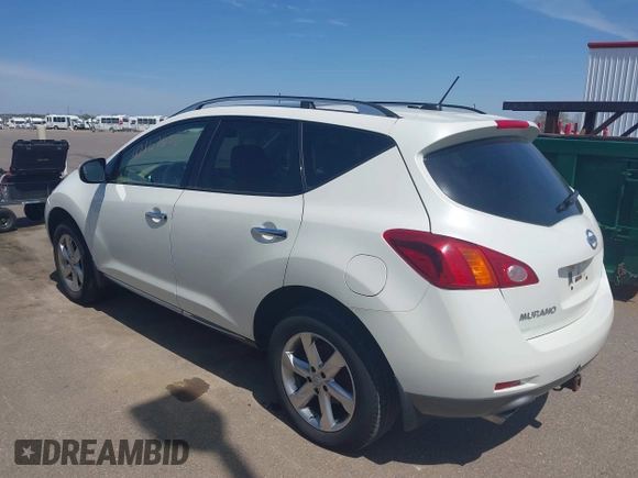 2010 Nissan Murano SL with VIN JN8AZ1MWXAW138355, listed as a IAAI auction lot 42167652 with 127,223 mi miles. Bid and sale history available at carsss.com. Image 3.