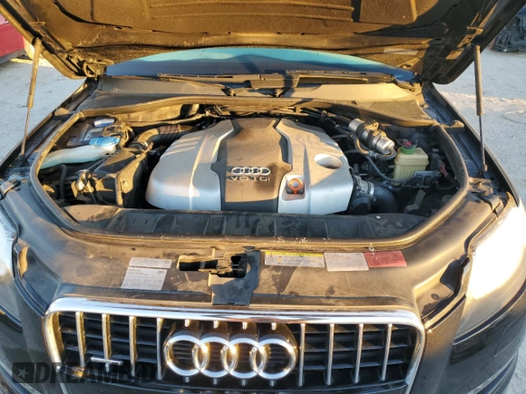 2013 Audi Q7 3.0L TDI Premium Plus with VIN WA1LMAFE5DD009800, listed as a Copart auction lot 80018364 with 127,955 mi miles and Clean Title. Bid and sale history available at carsss.com. Image 12.