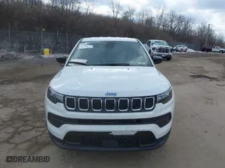 2024 Jeep Compass Sport with VIN 3C4NJDAN2RT157145, listed as a IAAI auction lot 41456201 with 6,943 mi miles. Bid and sale history available at carsss.com. Image 17.